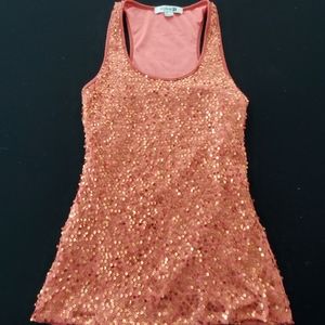 Sequin Racerback tank